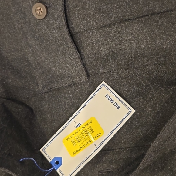 Rowm Men's button front button cargo pocket shirt jacket gray Layer New 2XB Hot - Picture 4 of 5